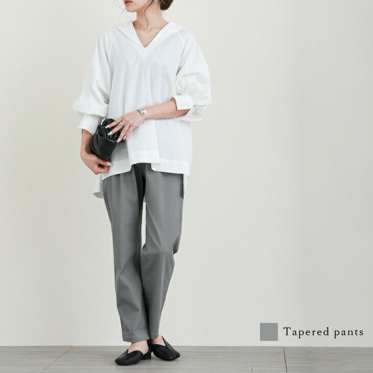 テーパードパンツ チノパン レディース ボトムス ウエストゴム
