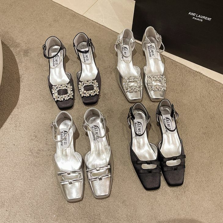 エルメス HERMES パンプス チャンキーヒール ケリー金具