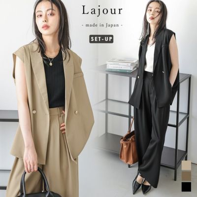 ラジエム　Lajour　ラジュール　ペプラム　トレンチコート ラジエム Lajour ラジュール ペプラム トレンチコート - メルカリ